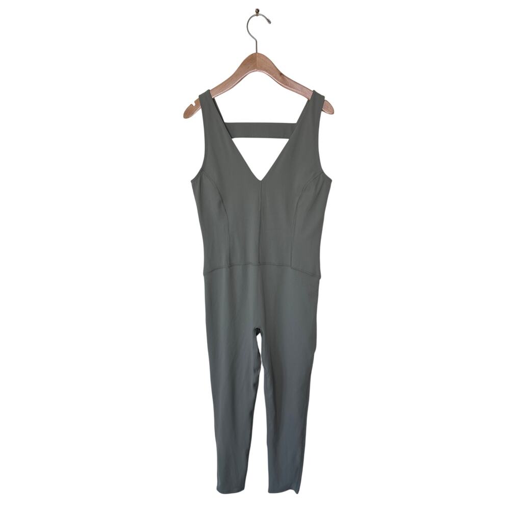 FREE PEOPLE Movement Never Better One-Piece Romper Sage Green Size Medium
